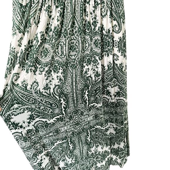Moulinette Soeurs by Anthropologie Green Paisley Brisbane Maxi Dress - Picture 7 of 9